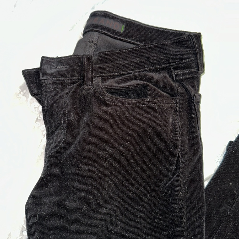 🌙J BRAND🌙 black velvet corduroy